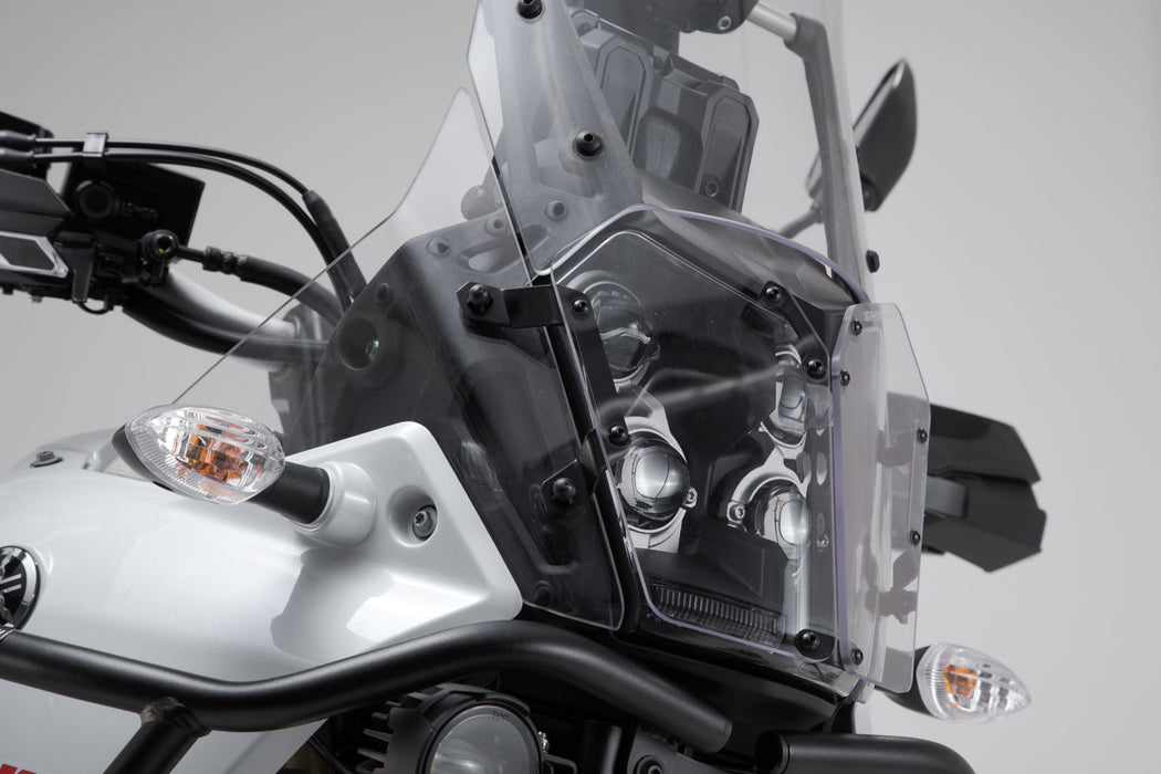 Headlight guard - Bracket with PVC panel. Yamaha Ténéré 700 (19-). SW-Motech