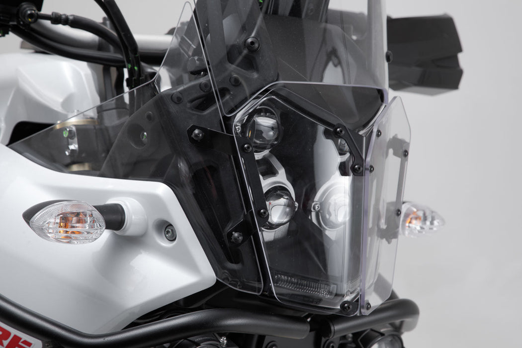 Headlight guard - Bracket with PVC panel. Yamaha Ténéré 700 (19-). SW-Motech