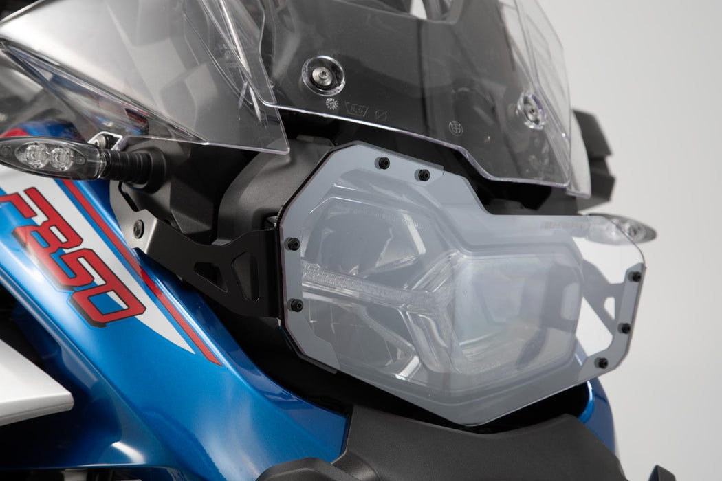 Headlight guard - Bracket with PVC panel. BMW F850GS Adv (18-). SW-Motech