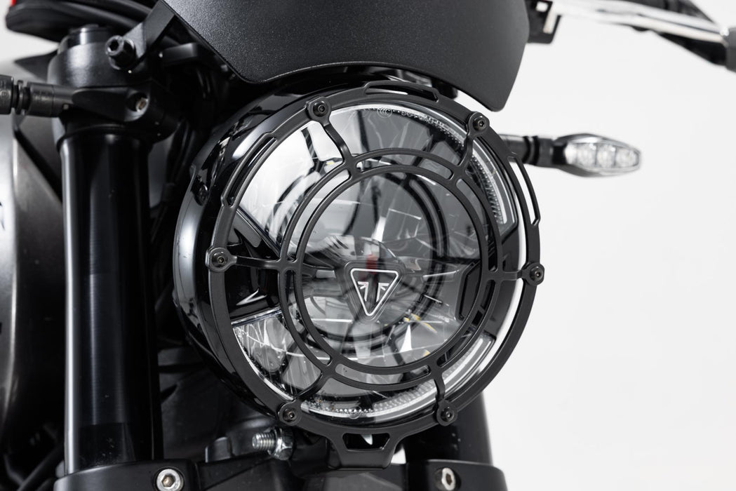 Headlight guard - Grille. Black. Triumph Trident 660 (21-). SW-Motech