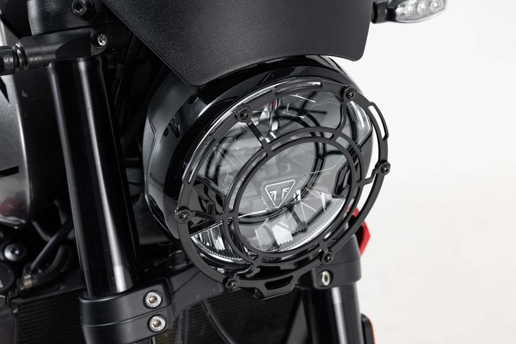 Headlight guard - Grille. Black. Triumph Trident 660 (21-). SW-Motech