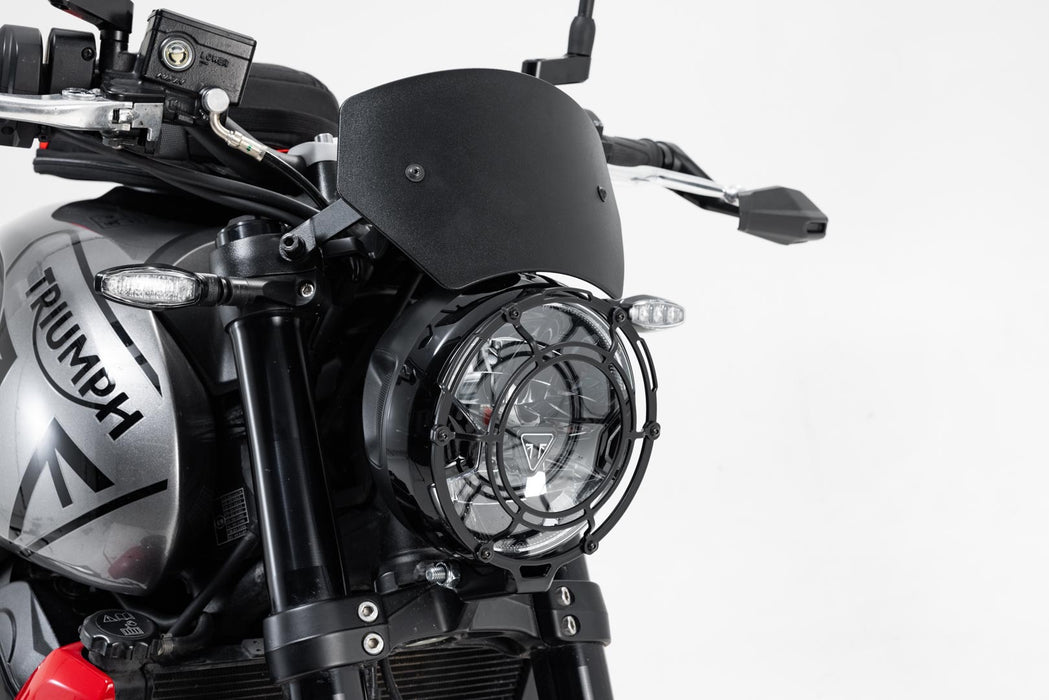 Headlight guard - Grille. Black. Triumph Trident 660 (21-). SW-Motech
