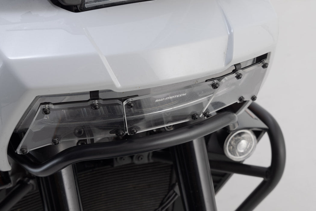 Headlight guard - Bracket with PVC panel.  H-D Pan America (21-). SW-Motech