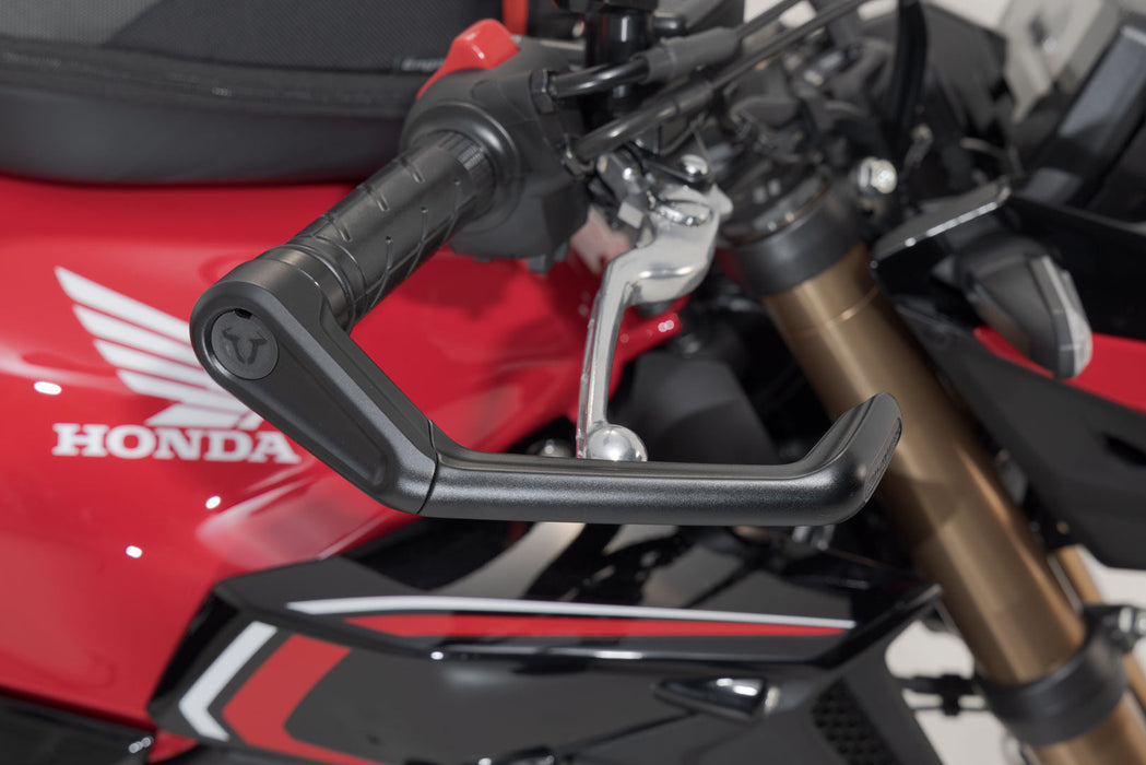 Lever guards - Black. Honda CB650R, CB500F, CB500 Hornet. SW-Motech