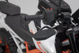 Lever guards with wind protection - Black. 390 Duke, Monster 937, MT-03, Tuono 1100. SW-Motech
