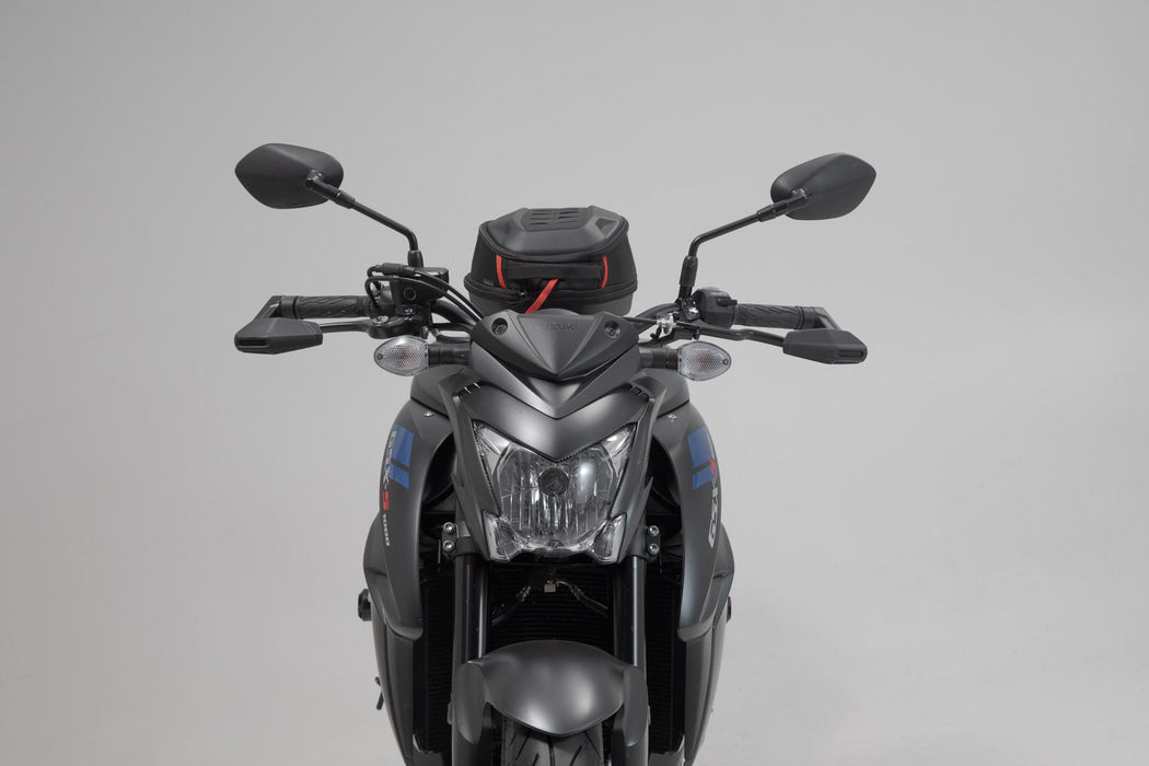Lever guards with wind protection - Black. Suzuki GSX-S models. SW-Motech
