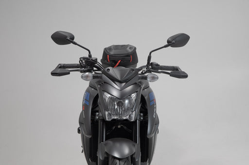 Lever guards with wind protection - Black. Suzuki GSX-S models. SW-Motech