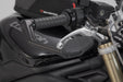 Lever guards with wind protection - Black. Triumph Street Triple 675. SW-Motech