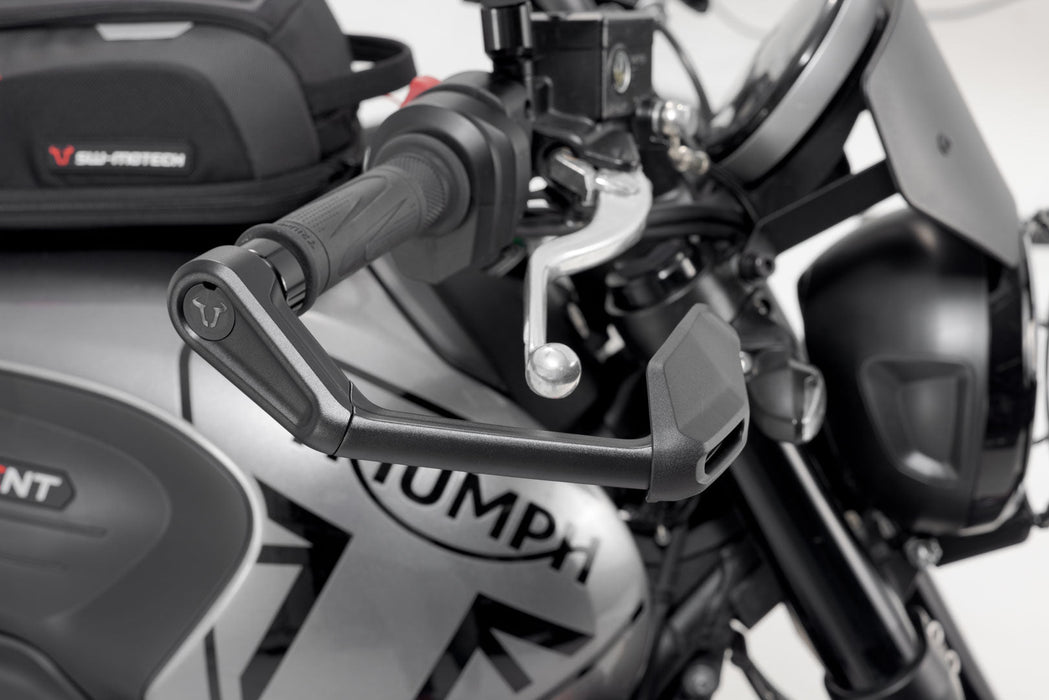 Lever guards with wind protection - Black. Triumph Trident 660 (21-). SW-Motech