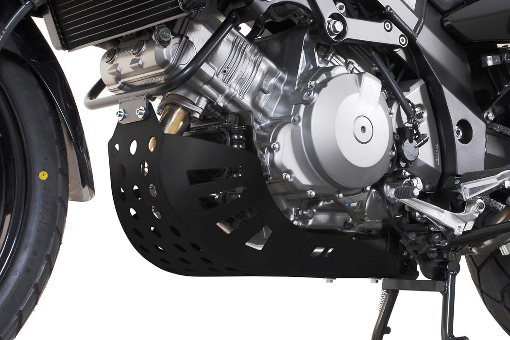 Engine guard - Black. Suzuki DL 1000 V-Strom / Kawasaki KLV 1000. SW-Motech
