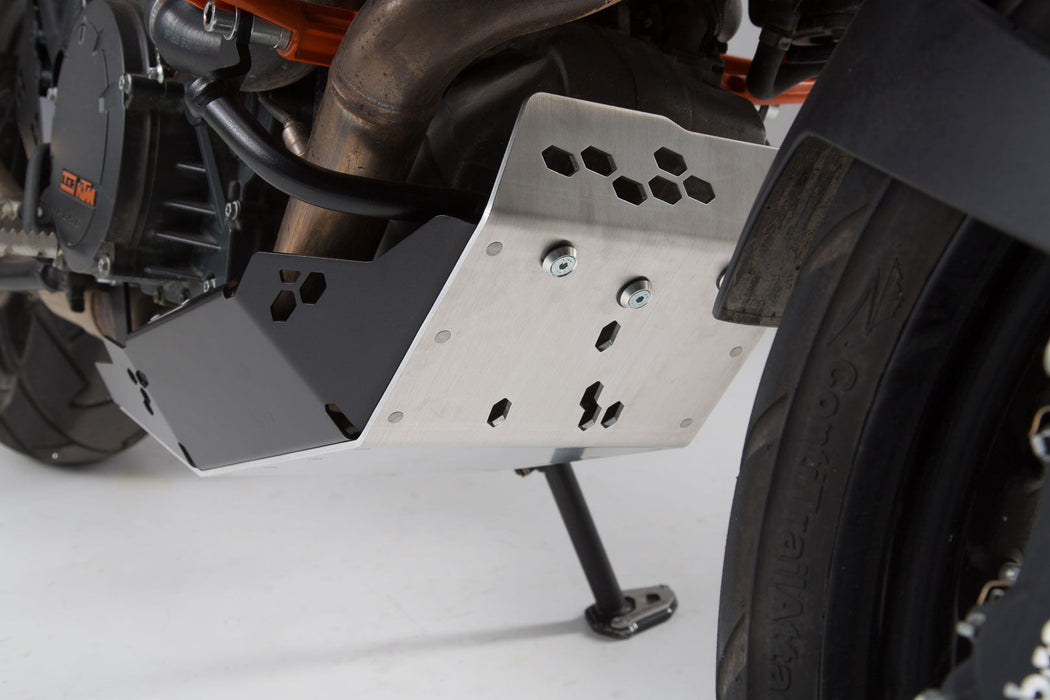 Engine guard - Black/Silver. KTM 1090 Adv, 1190 Adv/R, 1290 SAdv. SW-Motech