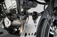 Engine guard - Black/Silver. For V-Strom 1000 with crash bar. SW-Motech