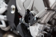 Engine Case Protector - Black/silver. BMW S1000R / RR / XR. SW-Motech
