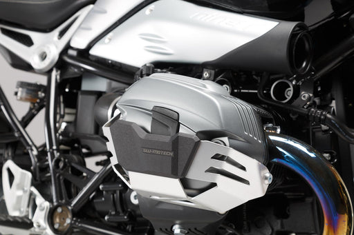 Cylinder guard - Silver. BMW R1200 R / GS / Adv, R nineT. SW-Motech