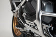 Cylinder guard - Black/Silver. BMW R 1250 GS, R 1250 R. SW-Motech