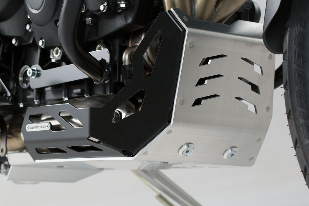 Engine guard - Black/Silver. Triumph Tiger 800 models (10-). SW-Motech