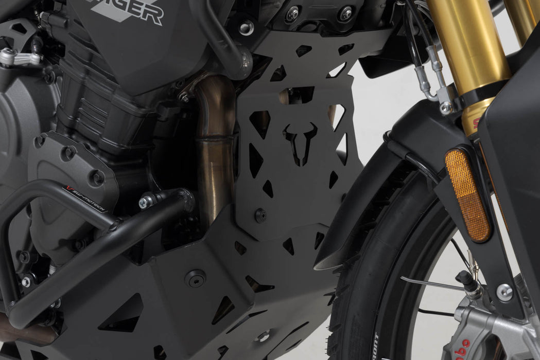 Engine guard extension - Black. Triumph Tiger 1200 models (22-). SW-Motech