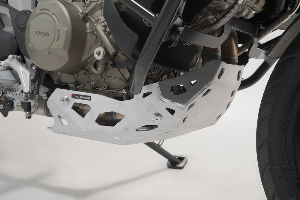 Engine guard - Silver. Ducati Multistrada V 4 (20-). SW-Motech