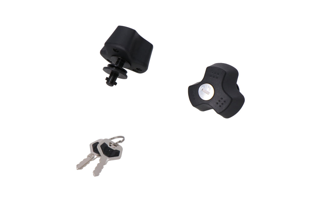 Anti-theft protection for EVO carrier - QUICK-LOCK function. 2 matching locks, 2 keys. SW-Motech
