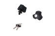 Anti-theft protection for EVO carrier - QUICK-LOCK function. 2 matching locks, 2 keys. SW-Motech