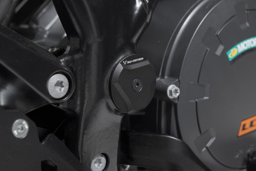 Frame cap set - Black. KTM 1050/1090/1190 Adv,1290 SAdv. SW-Motech