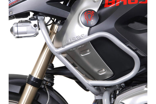 Upper crash bar - Silver. BMW R1200GS (08-12).With cras bar only. SW-Motech
