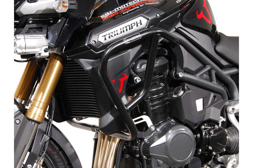 Crash bar - Black. Triumph Tiger 1200 Explorer (11-15). SW-Motech
