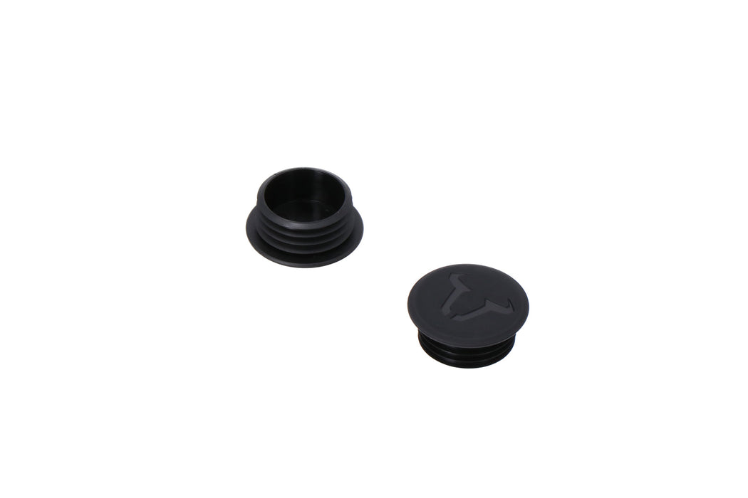 Replacement frame caps for crash bars - Black. As pair. SW-Motech
