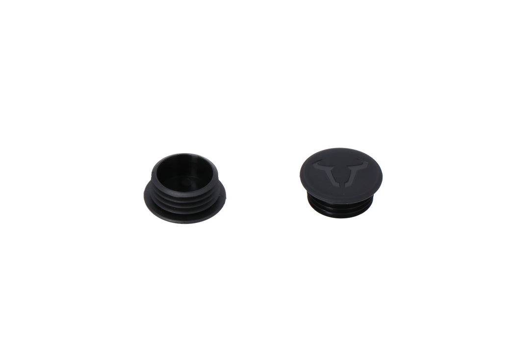 Replacement frame caps for crash bars - Black. As pair. SW-Motech