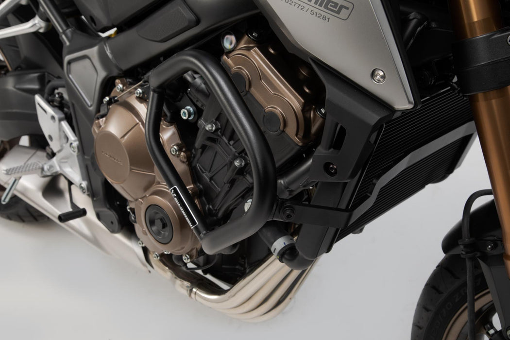 Crash bar - Black. Honda CB650F (14-18) / CB650R (18-). SW-Motech