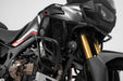 Upper crash bars - Black. Honda CRF1000L Africa Twin (15-). SW-Motech
