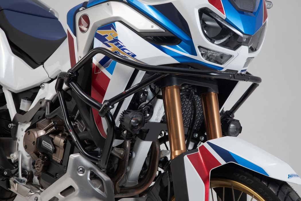 Upper crash bar - Black. Honda CRF1100L Africa Twin Adv Sp. (19-). SW-Motech