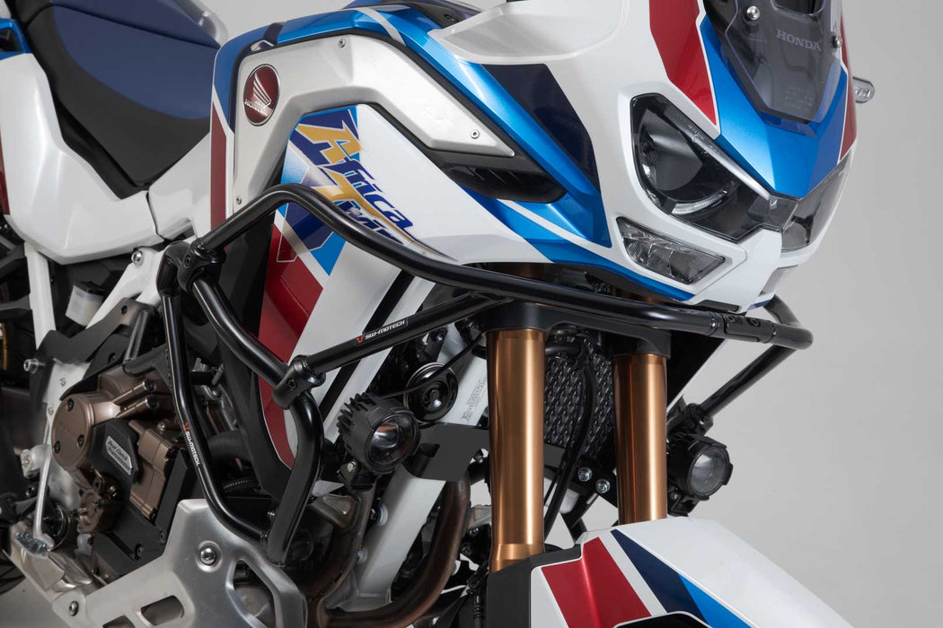 Upper crash bar - Black. Honda CRF1100L Africa Twin Adv Sp. (19-). SW-Motech