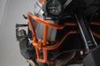 Upper crash bar for orig. KTM crash bar - Orange. KTM 1050 (14-)/ 1190 Adventure/ R (13-). SW-Motech