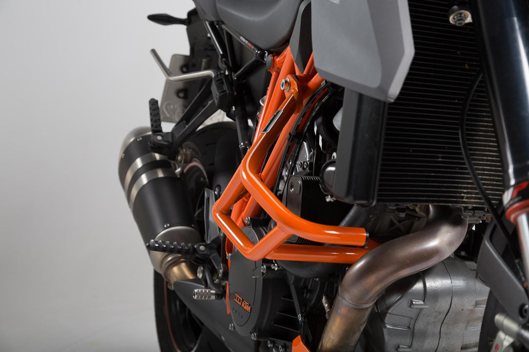 Crash bar - Orange. KTM 1290 Super Duke R / GT. SW-Motech