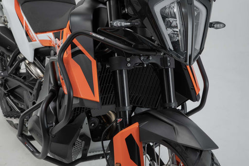 Upper crash bar - Black. KTM 790 Adv/R (19-21), 890 Adv/R (20-22). SW-Motech