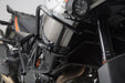 Upper crash bar for orig. KTM crash bar - Black. 1290 SAdv R / S (16-), 1090 Adv (16-). SW-Motech