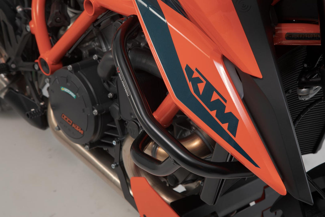 Crash bar - Black. KTM 1290 Super Duke R / EVO (19-). SW-Motech