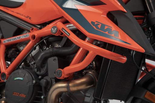 Crash bar - Orange. KTM 1290 Super Duke R / EVO (19-). SW-Motech