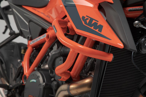 Crash bar - Orange. KTM 1290 Super Duke R / EVO (19-). SW-Motech