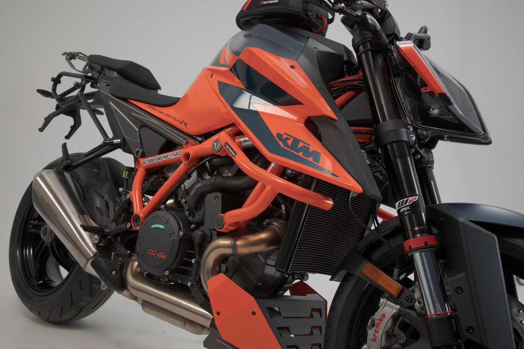 Crash bar - Orange. KTM 1290 Super Duke R / EVO (19-). SW-Motech