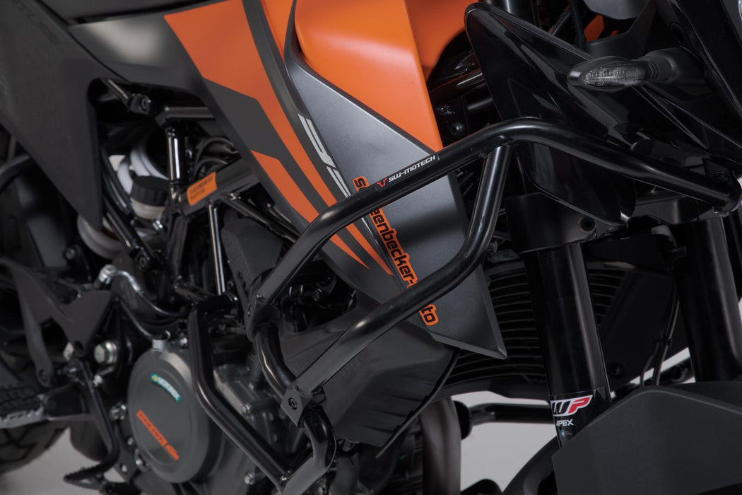 Upper crash bar for orig. KTM crash bar - Black. KTM 390 Adv (19-). SW-Motech