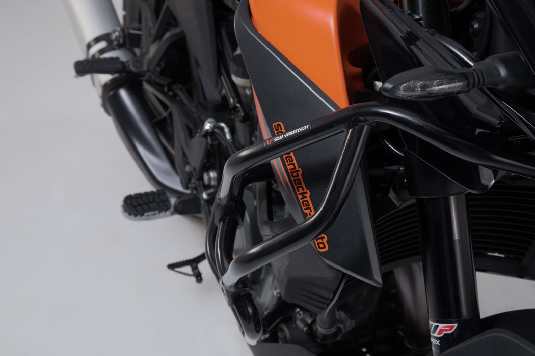 Upper crash bar for orig. KTM crash bar - Black. KTM 390 Adv (19-). SW-Motech