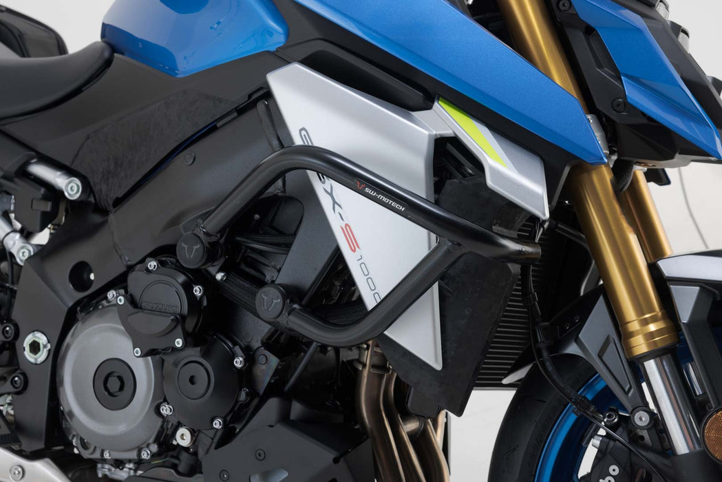 Crash bar - Black. Suzuki GSX-S1000/ GSX-S1000GX/ GSX-S950. SW-Motech