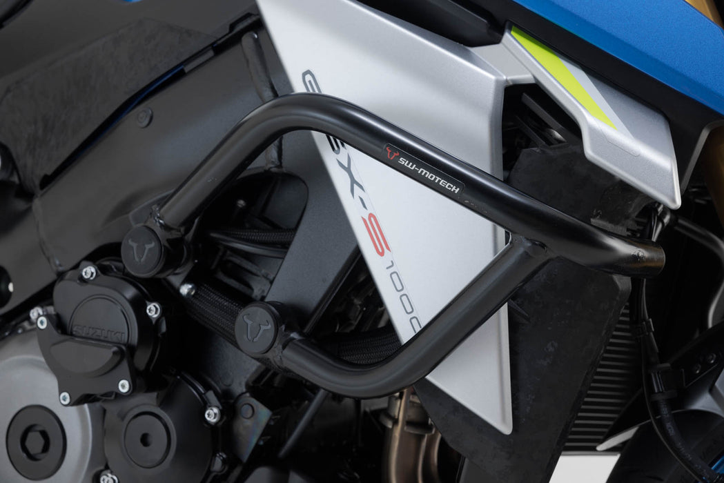 Crash bar - Black. Suzuki GSX-S1000/ GSX-S1000GX/ GSX-S950. SW-Motech