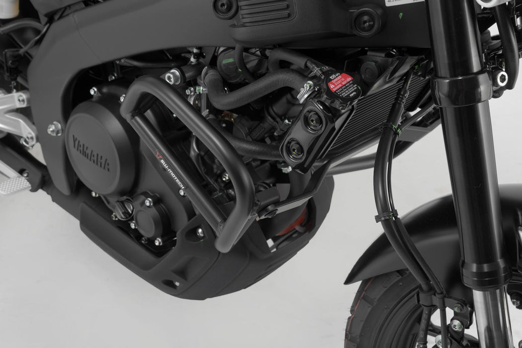 Crash bar - Black. Yamaha MT-125 (20-) / XSR125 (21-). SW-Motech