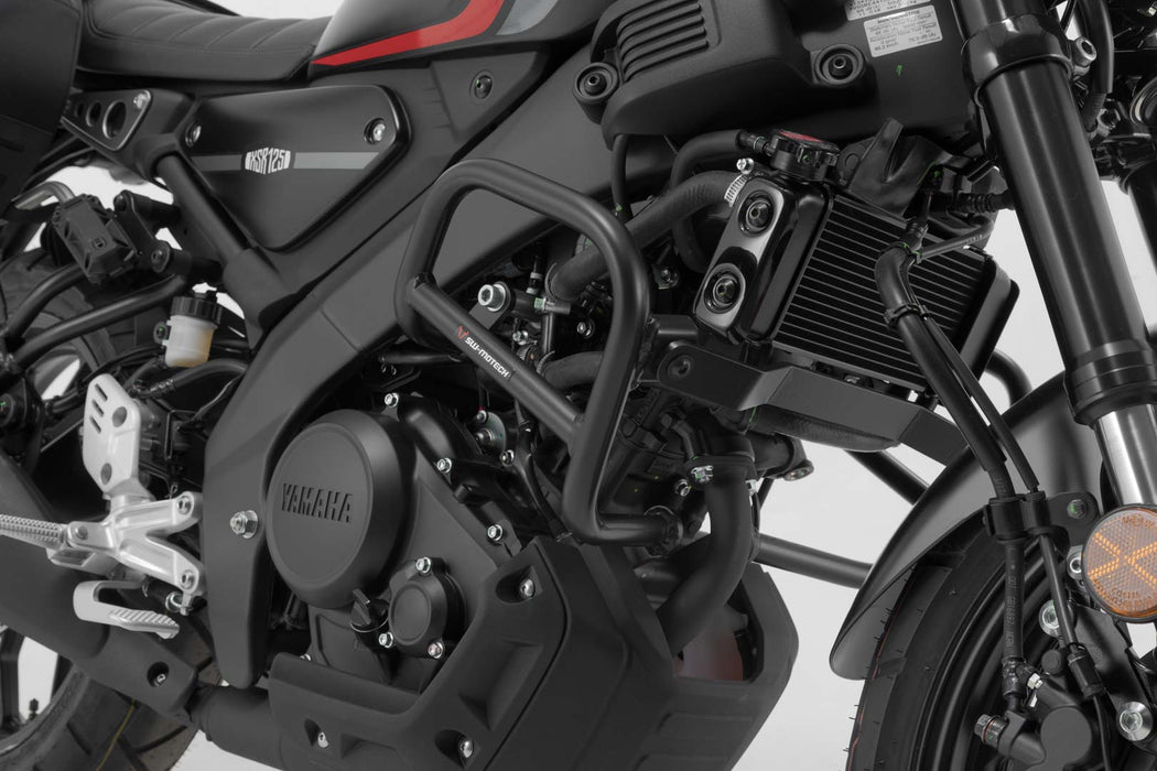 Crash bar - Black. Yamaha MT-125 (20-) / XSR125 (21-). SW-Motech