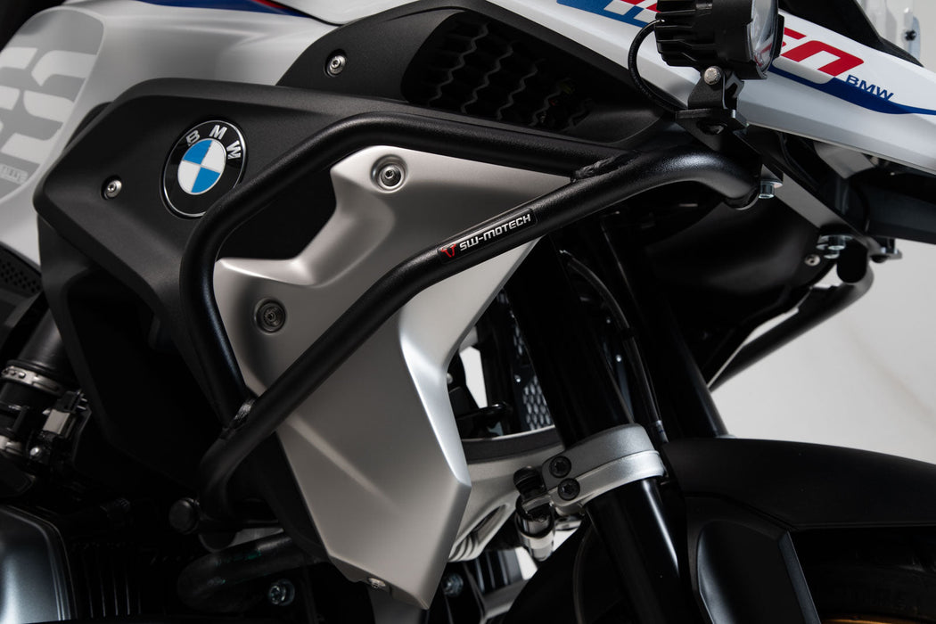 Upper crash bar - Black. BMW R 1200 GS (16-18), R 1250 GS (18-). SW-Motech