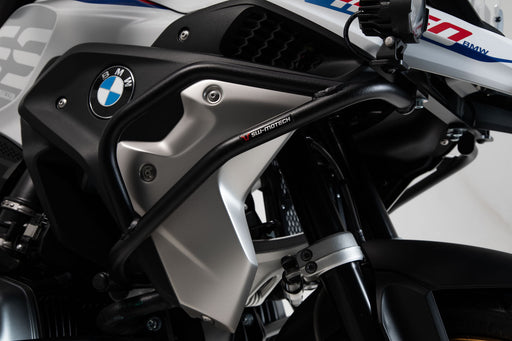 Upper crash bar - Black. BMW R 1200 GS (16-18), R 1250 GS (18-). SW-Motech