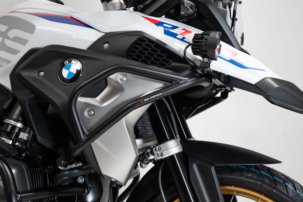 Upper crash bar - Black. BMW R 1200 GS (16-18), R 1250 GS (18-). SW-Motech